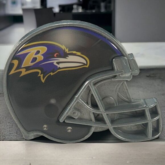 Vintage Baltimore Ravens Helmet Trailer Hitch Cover 2009 Made In USA 2” Receiver - Picture 1 of 7